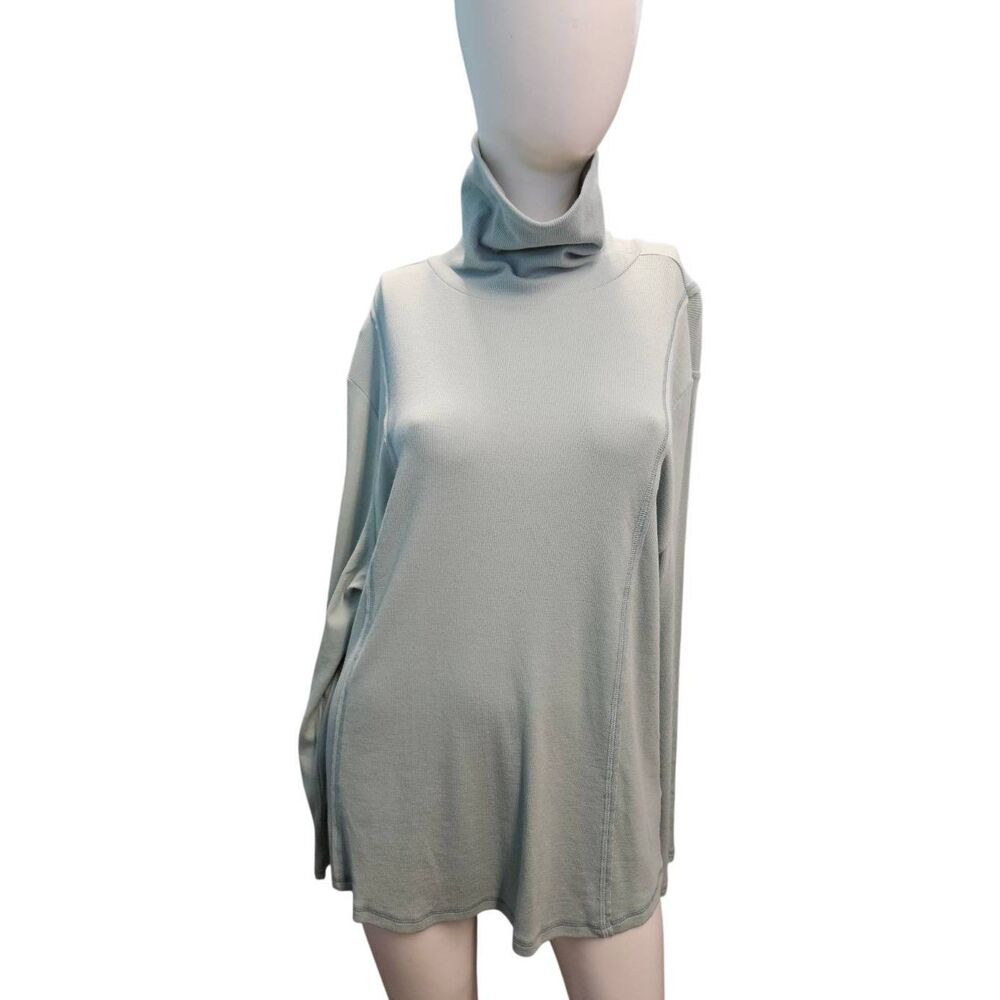 Soft Surroundings Seafoam Blue Turtleneck Womens 2X